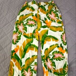 Panama Jack Tropical Crop Wide Leg Pants